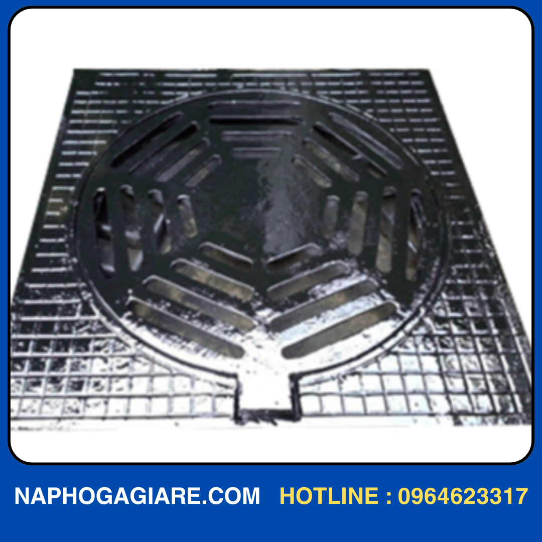 Nắp hố ga gang có lỗ thu nước
